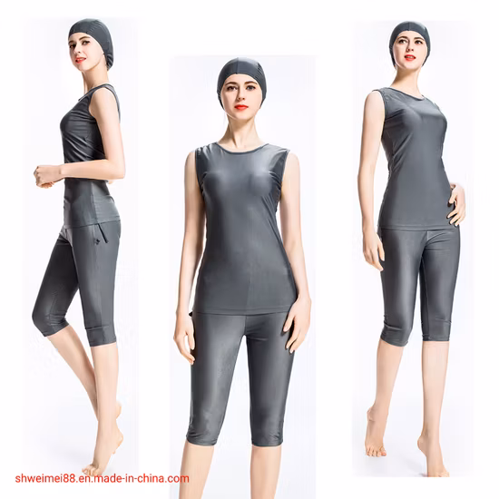 Frauen muslimische Bademode Mädchen Badeanzug Burkini islamische ärmellose Damen Beachwear