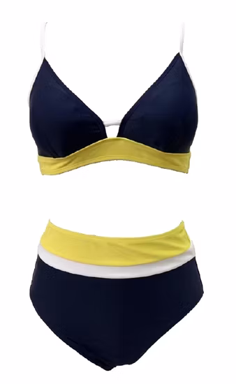 Lässiger, luxuriöser, zweiteiliger, glänzender Push-up-Badeanzug mit metallischem Glitzer, Badeanzug für Damen, Strandmode